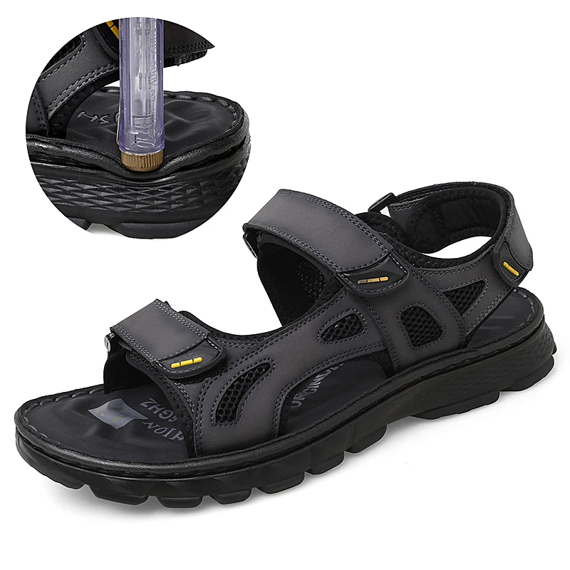 New Fashion Sandals Slippers Summer Genuine Leather Men Shoes Large Size Men's Sandals Men Sandals Zapatos Para Hombre
New Fashion Sandals Slippers Summer Genuine Leather Men Shoes Large Size Men's Sandals Men Sandals Zapatos Para Hombre