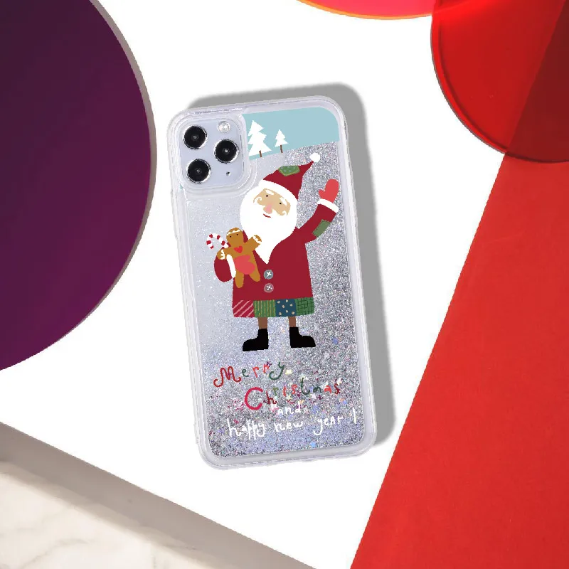 Cartoon Christmas Santa Claus Sparkle Liquid Glitter Phone Case Fundas Cover For iPhone 12 Mini 11 X XS XR Max Pro 7 8 8Plus
Cartoon Christmas Santa Claus Sparkle Liquid Glitter Phone Case Fundas Cover For iPhone 12 Mini 11 X XS XR Max Pro 7 8 8Plus