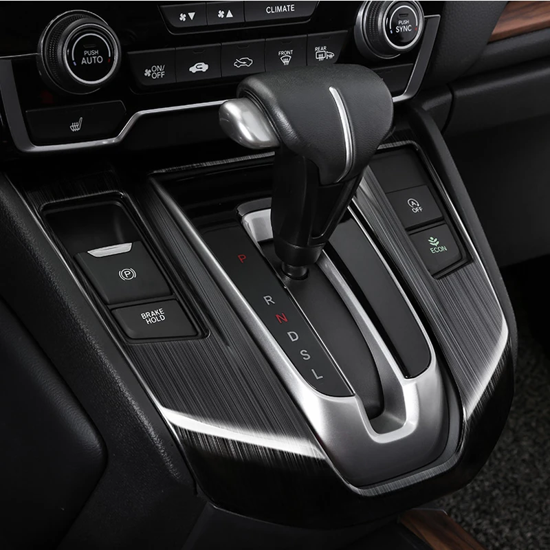 Black Titanium Gear Shift Panel Cover Trim Stainless Steel Fit For Honda CRV CR-V 2017-2020 Hybrid or Gasoline Version
Black Titanium Gear Shift Panel Cover Trim Stainless Steel Fit For Honda CRV CR-V 2017-2020 Hybrid or Gasoline Version