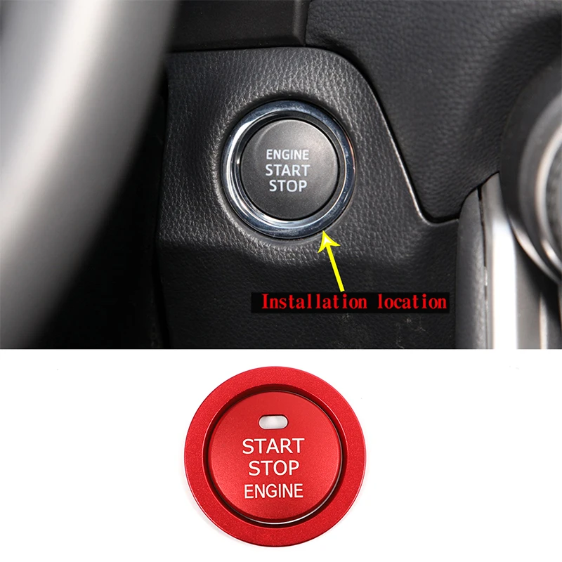 Car Styling Car Starter Trim For Toyota RAV4 2020 Aluminum Alloy One-click Start Button Decoration Sequin Car Decoration
Car Styling Car Starter Trim For Toyota RAV4 2020 Aluminum Alloy One-click Start Button Decoration Sequin Car Decoration