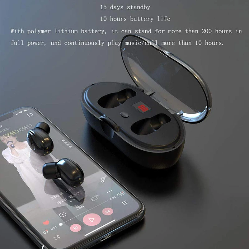 W23 TWS Bluetooth 5.0 Earphone True Wireless In Earphone Handsfree LED Display Sport Headset Noise Cancelling Earbuds
W23 TWS Bluetooth 5.0 Earphone True Wireless In Earphone Handsfree LED Display Sport Headset Noise Cancelling Earbuds