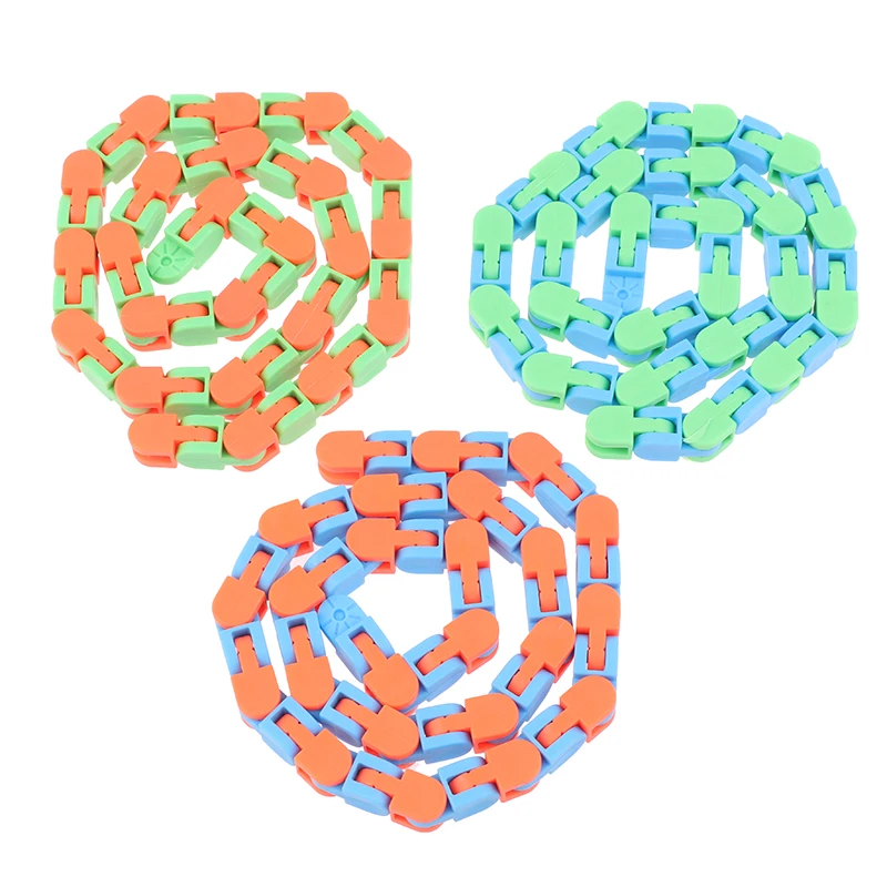 1pc Multicolor Wacky Tracks Snap and Click Fidget Toys Kids Autism Snake Puzzles Classic Sensory Toy 
1pc Multicolor Wacky Tracks Snap and Click Fidget Toys Kids Autism Snake Puzzles Classic Sensory Toy