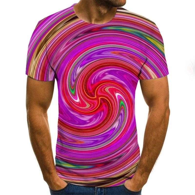 Camiseta con estampado hipntico en 3D para hombre y mujer, camiseta vrtigo, camiseta de verano para hombre, ropa de manga
Camiseta con estampado hipntico en 3D para hombre y mujer, camiseta vrtigo, camiseta de verano para hombre, ropa de manga