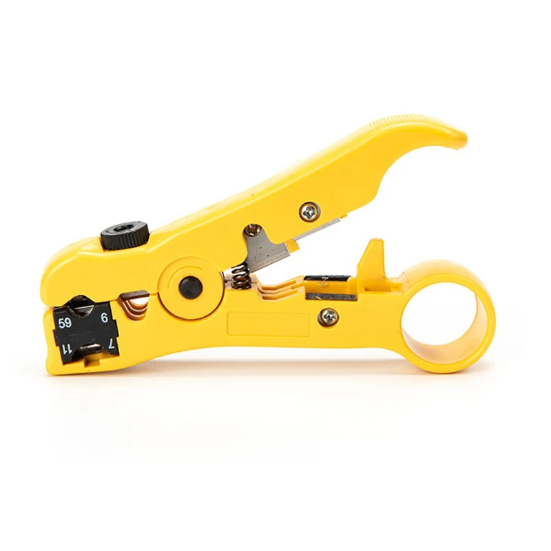 Automatic Wire Cable Pliers Cutter Striper for UTP/STP RG59 RG6 RG7 RG11 Cable Wire Pliers Electric Stripping Tool for Network
Automatic Wire Cable Pliers Cutter Striper for UTP/STP RG59 RG6 RG7 RG11 Cable Wire Pliers Electric Stripping Tool for Network