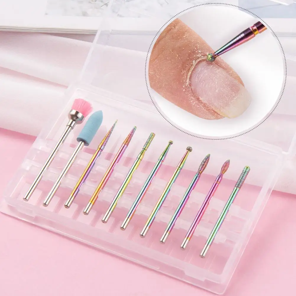 10Pcs/Box Manicure Polisher Universal High Strength Emery Nail Drill Bites Set Manicure Grinding Head Sander Tool for Women 
10Pcs/Box Manicure Polisher Universal High Strength Emery Nail Drill Bites Set Manicure Grinding Head Sander Tool for Women
