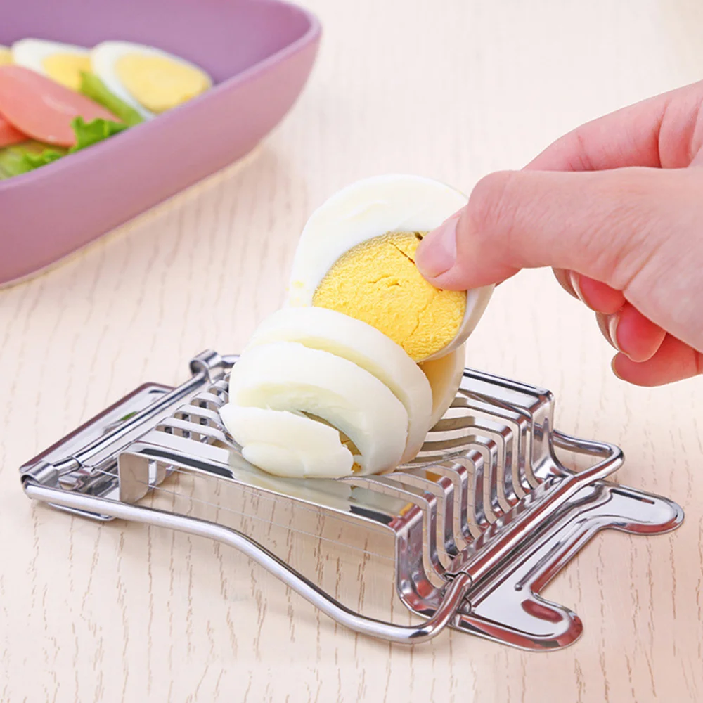 4 Pcs Stainless Steel Egg Slicer Multipurpose Wire Egg Slicer Portable Useful Egg Splitter Egg Cutter Egg Segmentation Tool for
4 Pcs Stainless Steel Egg Slicer Multipurpose Wire Egg Slicer Portable Useful Egg Splitter Egg Cutter Egg Segmentation Tool for