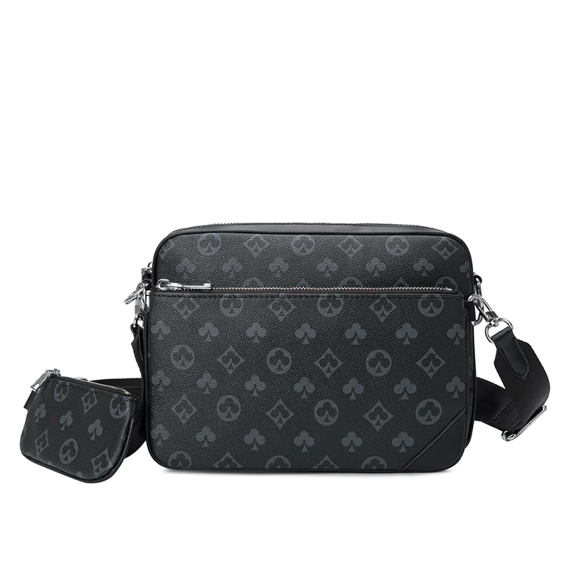 Printed Design Luxury Men's Bag European and American Fashion Men Shoulder Bag High Quality and Large Capacity Messenger Bag
Printed Design Luxury Men's Bag European and American Fashion Men Shoulder Bag High Quality and Large Capacity Messenger Bag