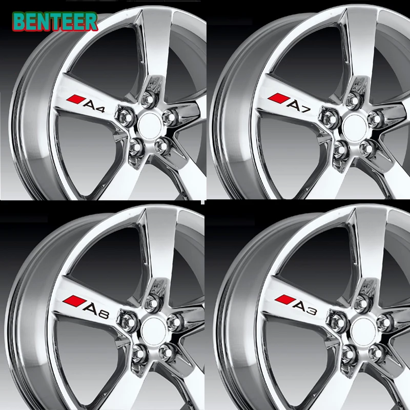 4pcs Car rim sticker for Audi A3 A4 A5 A6 A7 A8 TT Q3 Q5 Q7 Q8 A1 B5 B6 B7 B8 B9 8P 8V 8L C6 C5 C7 4F
4pcs Car rim sticker for Audi A3 A4 A5 A6 A7 A8 TT Q3 Q5 Q7 Q8 A1 B5 B6 B7 B8 B9 8P 8V 8L C6 C5 C7 4F