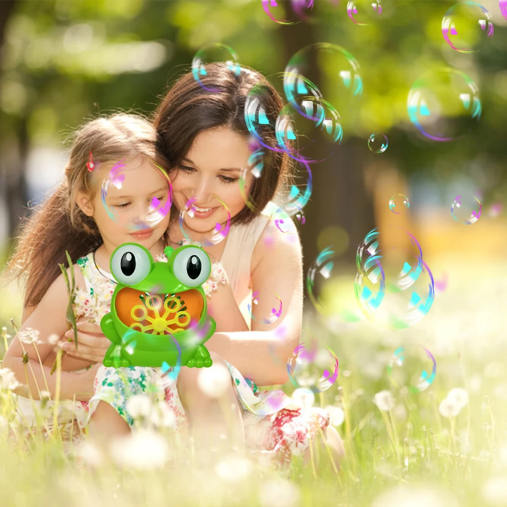 Automatic Frog Bubble Blower Bubble Machine for Party Wedding Indoor and Outdoor Without Bubble Water
Automatic Frog Bubble Blower Bubble Machine for Party Wedding Indoor and Outdoor Without Bubble Water