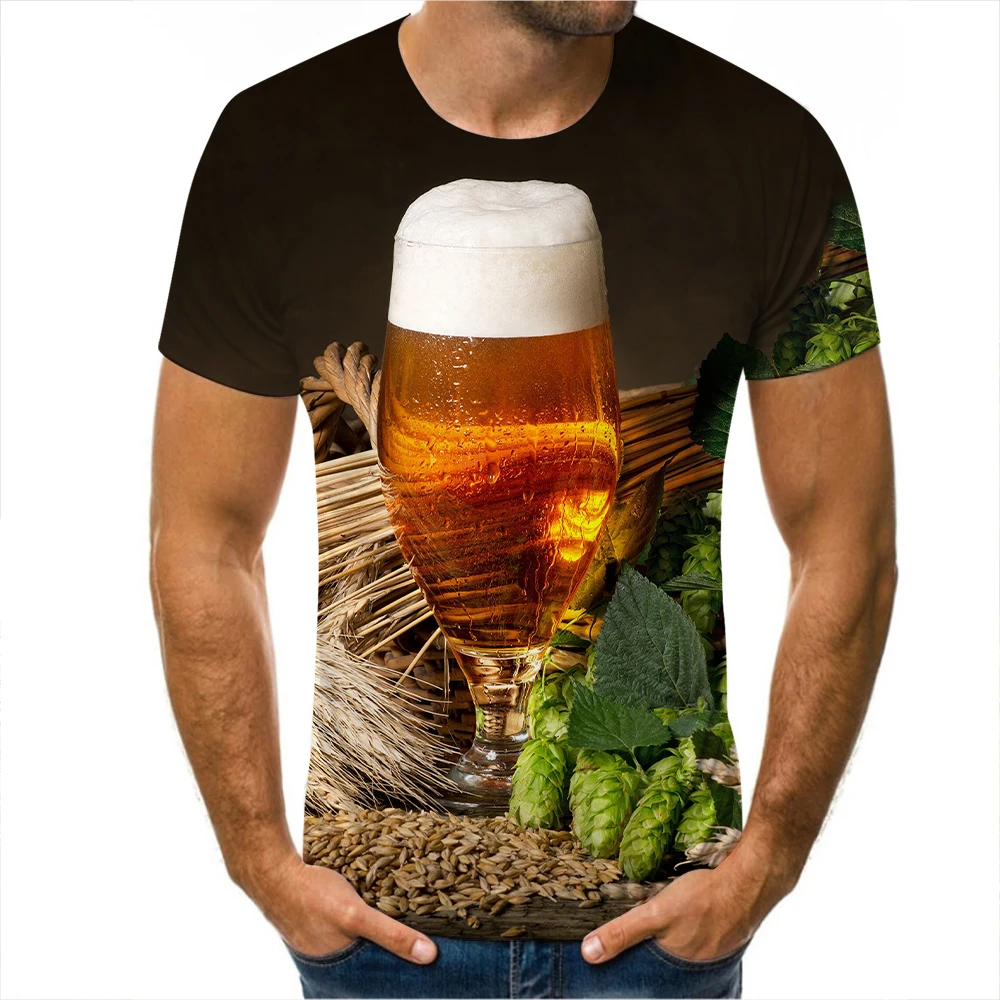 Summer Men T-shirt 3D Beer Pattern T-shirt Boys And Girls Short-sleeved Cool T-shirt Fashion Casual Boys And Girls Large T-shirt
Summer Men T-shirt 3D Beer Pattern T-shirt Boys And Girls Short-sleeved Cool T-shirt Fashion Casual Boys And Girls Large T-shirt