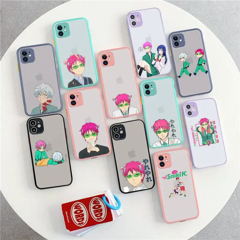 Babaite The Disastrous Life of Saiki K Phone Case for iPhone X XR XS 7 8 Plus 11 12 13 pro MAX 13mini Translucent Matte
Babaite The Disastrous Life of Saiki K Phone Case for iPhone X XR XS 7 8 Plus 11 12 13 pro MAX 13mini Translucent Matte