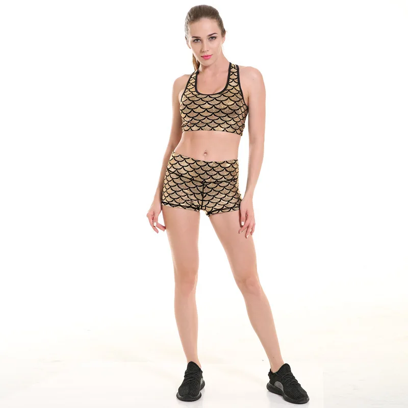Yoga shorts Digital printing Yoga pants Sexy Personalized shorts Bronzing Multicolor Fish scales Shorts sports Fitness
Yoga shorts Digital printing Yoga pants Sexy Personalized shorts Bronzing Multicolor Fish scales Shorts sports Fitness