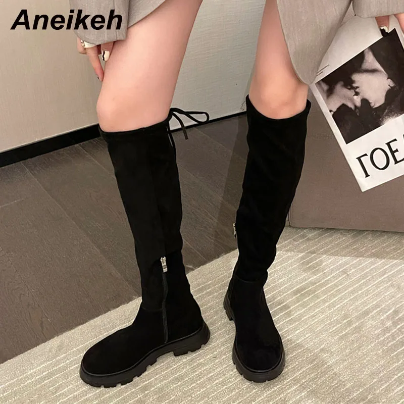 Женские зимние ботинки Aneikeh из флока на толстой подошве в стиле панк, женская обувь на каблуке и платформе со шнуровкой, новинка 2022, модная не...
Женские зимние ботинки Aneikeh из флока на толстой подошве в стиле панк, женская обувь на каблуке и платформе со шнуровкой, новинка 2022, модная не...