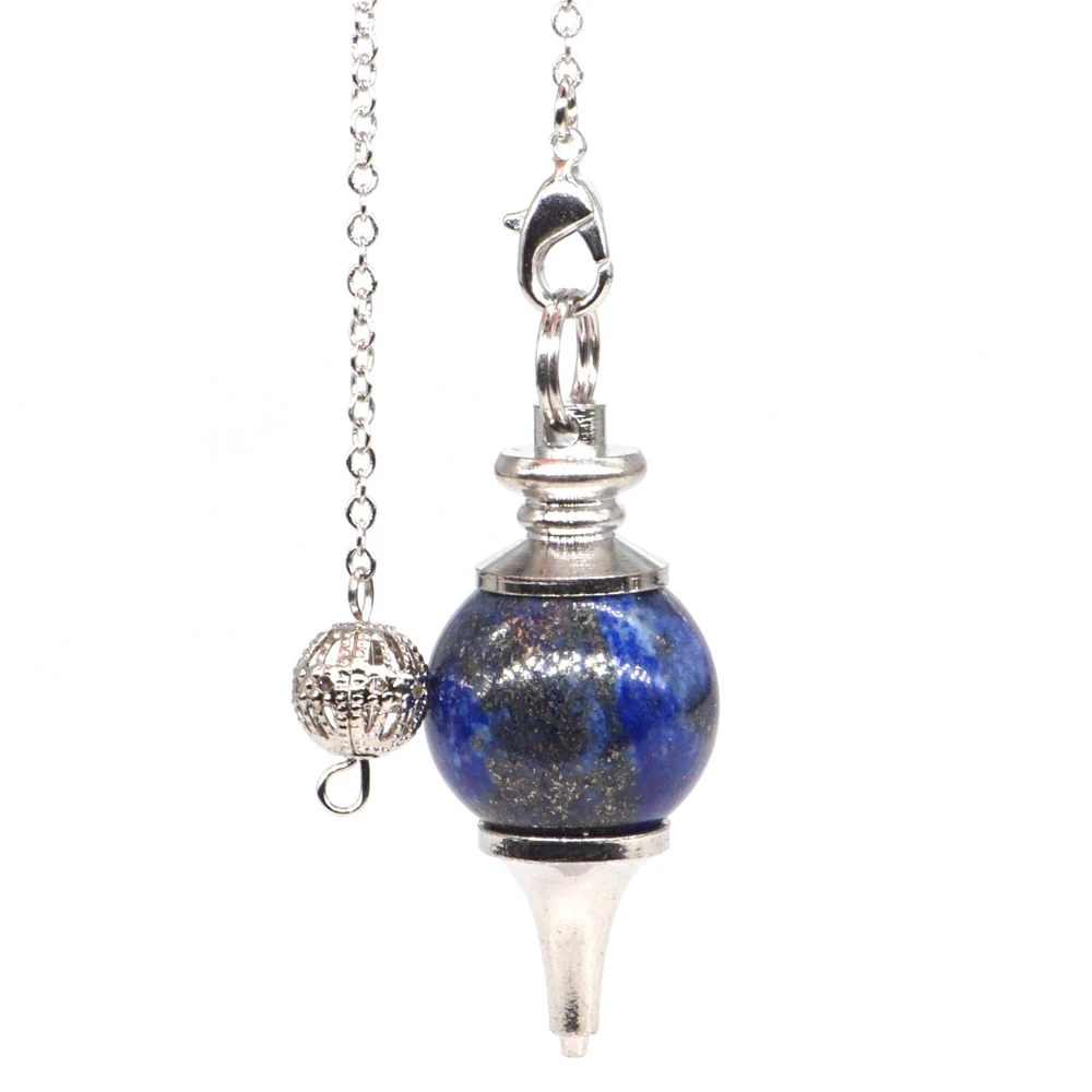 Natural Gemstone Lapis Lazuli Bonded Pendulum Healing Crystal Reiki Dowsing Energy Chakra Tool
Natural Gemstone Lapis Lazuli Bonded Pendulum Healing Crystal Reiki Dowsing Energy Chakra Tool