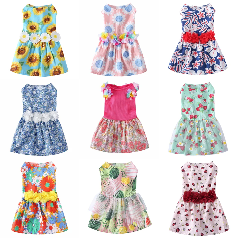 Pet Dress Clothes Floral Dog Dress Small Dogs Skirt Princess Dog Wedding Dresses Dogs Lace Pet Dress Cute Skirt
Pet Dress Clothes Floral Dog Dress Small Dogs Skirt Princess Dog Wedding Dresses Dogs Lace Pet Dress Cute Skirt