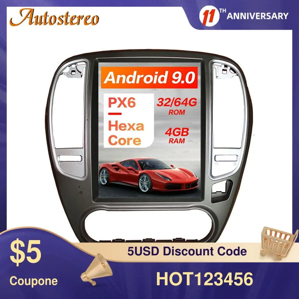 Tesla Style Android 9.0 PX6 Car GPS Navigation For NISSAN SYLPHY 2005-2012 Stereo Head Unit Multimedia Player Auto Radio Carplay
Tesla Style Android 9.0 PX6 Car GPS Navigation For NISSAN SYLPHY 2005-2012 Stereo Head Unit Multimedia Player Auto Radio Carplay