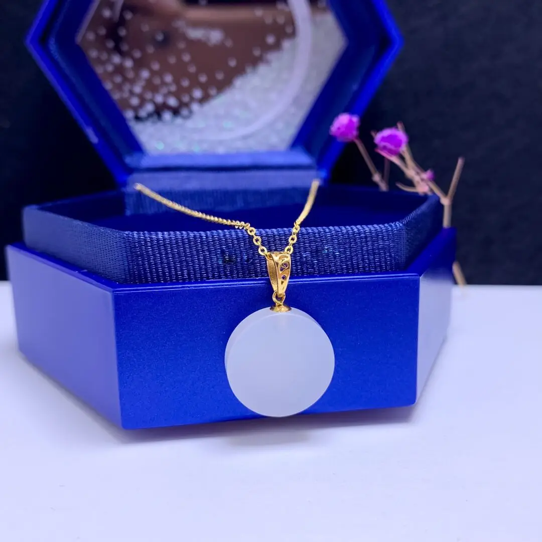 SHILOVEM 18k yellow gold natural white Jasper pendants Christmas Gift fine Jewelry plant wedding no necklace yzz15156681hby
SHILOVEM 18k yellow gold natural white Jasper pendants Christmas Gift fine Jewelry plant wedding no necklace yzz15156681hby