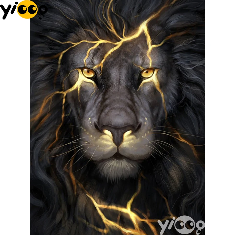 Full Square/Round Diamond Embroidery Lightning Lion 5D Diamond Painting Rhinestone Mosaic Home Decor Gift AX2960
Full Square/Round Diamond Embroidery Lightning Lion 5D Diamond Painting Rhinestone Mosaic Home Decor Gift AX2960