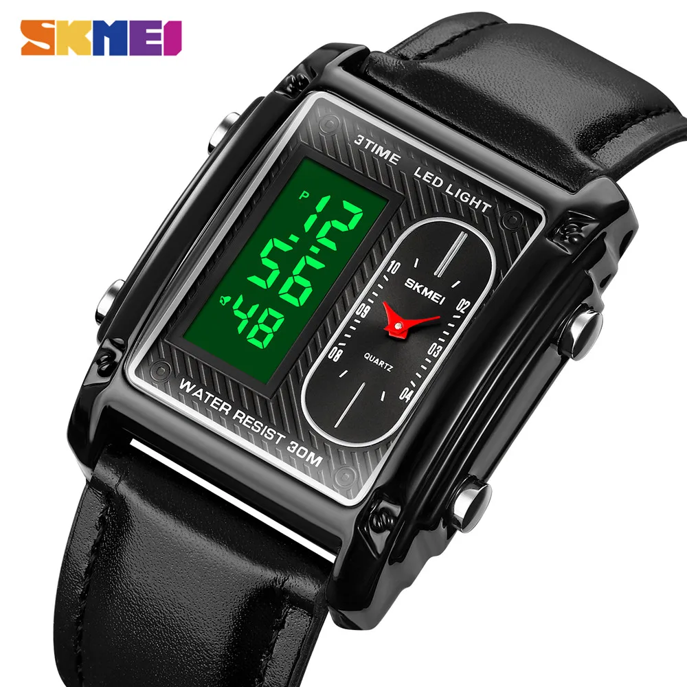 SKMEI Japan Digital movement Men's watches 3 Time Stopwatch Clock Date Waterproof Electronic Wristwatch Relojes Para hombre 1868
SKMEI Japan Digital movement Men's watches 3 Time Stopwatch Clock Date Waterproof Electronic Wristwatch Relojes Para hombre 1868
