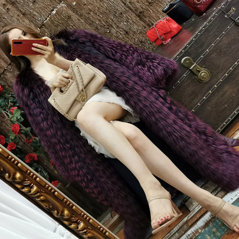 Fur coat women's long section 2021 new winter young high-end silver fox fur whole fur all-in-one real fur coat
Fur coat women's long section 2021 new winter young high-end silver fox fur whole fur all-in-one real fur coat