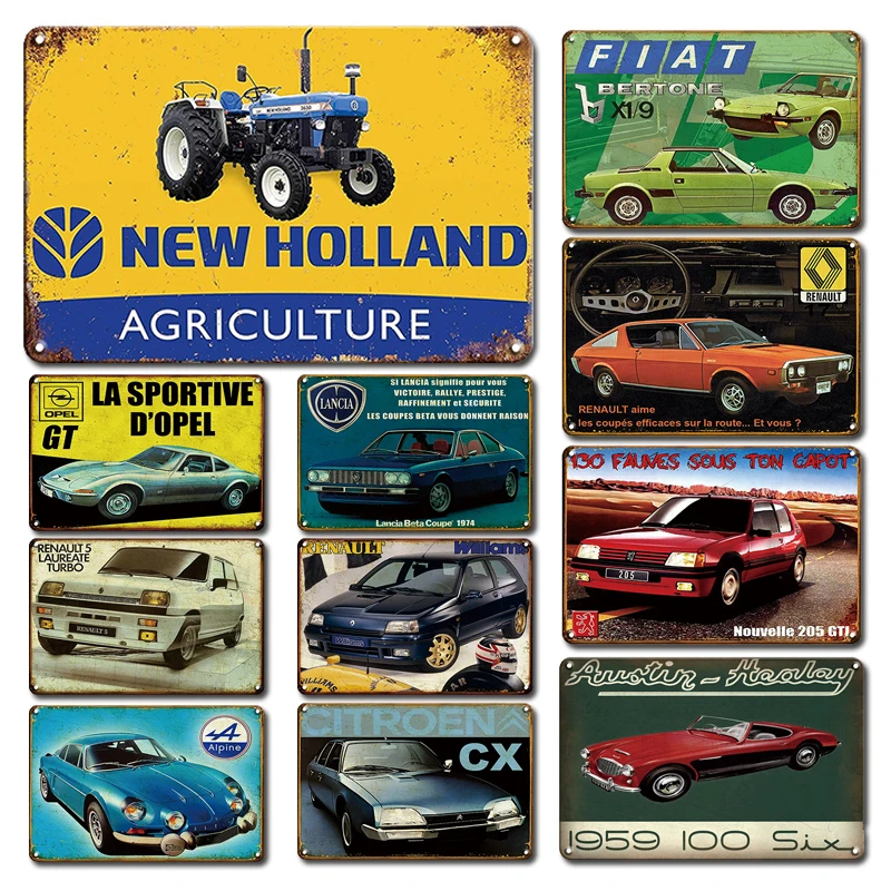 Vintage Car Poster Metal Tin Sign Retro Man Cave Living Room Wall Decor Stickers Rustic Automobile Club Garage Decoration Plaque
Vintage Car Poster Metal Tin Sign Retro Man Cave Living Room Wall Decor Stickers Rustic Automobile Club Garage Decoration Plaque