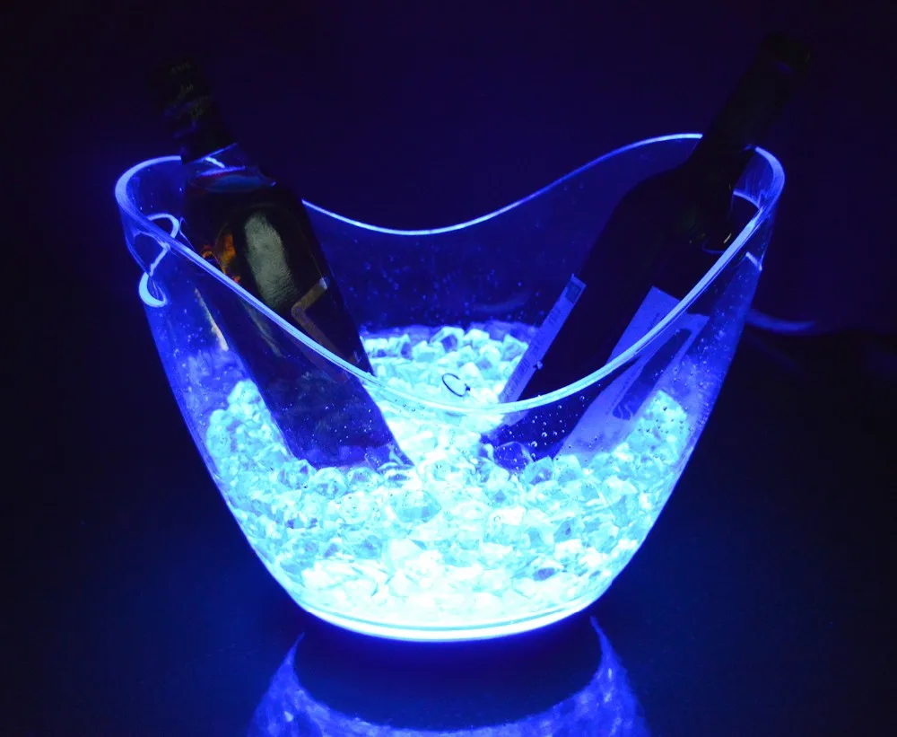 4L Volume plastic led ice bucket single color,4L bars nightclubs LED light up ice bucket Champagne wine beer bucket bars
4L Volume plastic led ice bucket single color,4L bars nightclubs LED light up ice bucket Champagne wine beer bucket bars