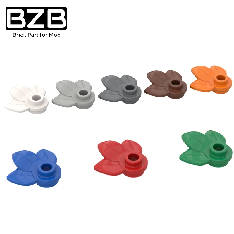 

BZB MOC 32607 1x1 Три Листья креативная высокотехнологичная модель строительных блоков Детские игрушки для мальчиков «сделай сам» кирпичные детали для обучения лучшие подарки