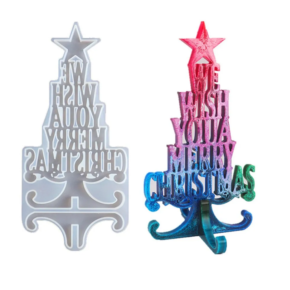 1Pc Resin Mould 220×102mm Transparent Christmas Tree Silicone Mould Merry Christmas Ornament Epoxy Arts Resin Mold DIY
1Pc Resin Mould 220×102mm Transparent Christmas Tree Silicone Mould Merry Christmas Ornament Epoxy Arts Resin Mold DIY