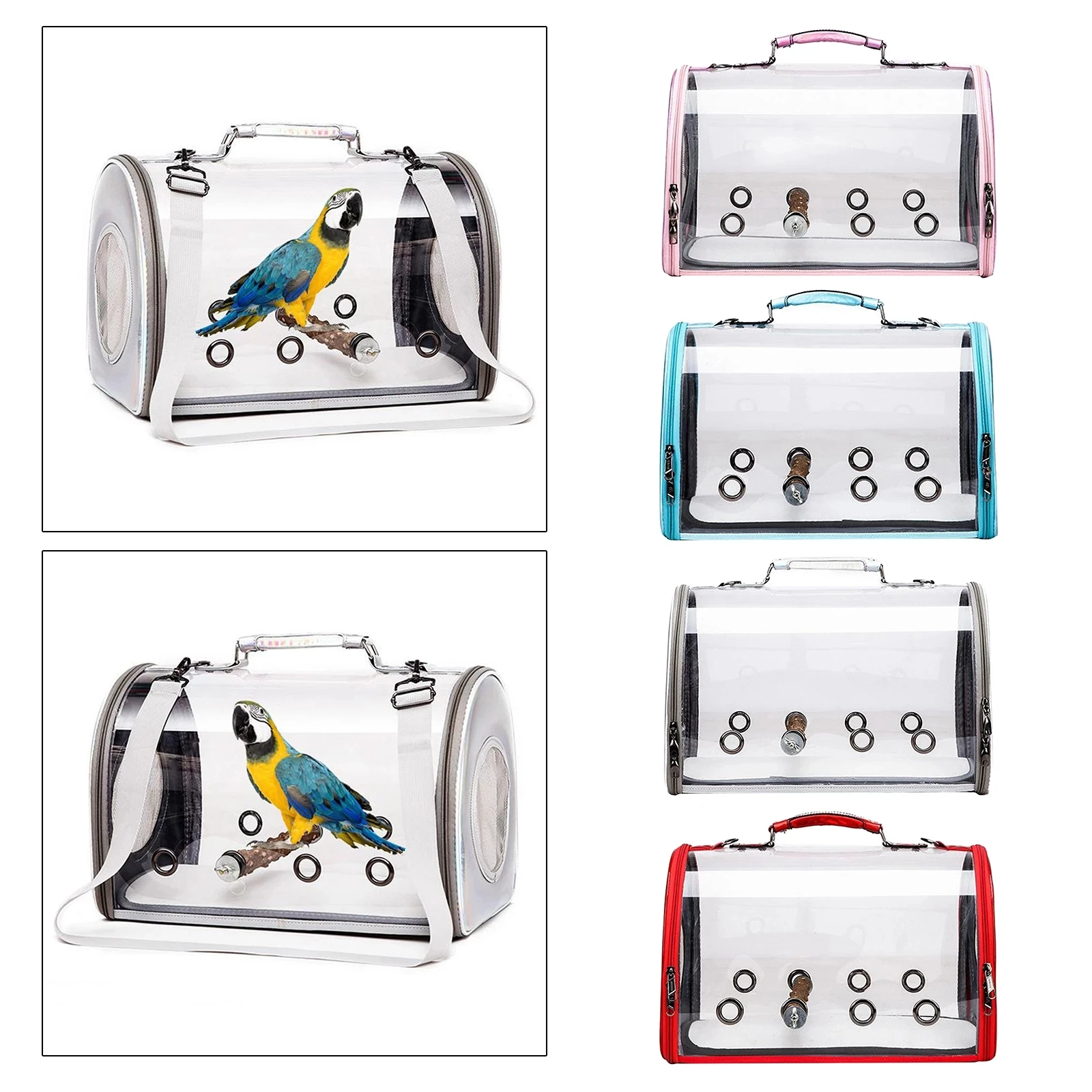 Dog Single Shoulder Bag Breathable Transparent High Quality Bird Travel Carrier Bird Transport Cage Pet Outdoor Travel Backpack
Dog Single Shoulder Bag Breathable Transparent High Quality Bird Travel Carrier Bird Transport Cage Pet Outdoor Travel Backpack