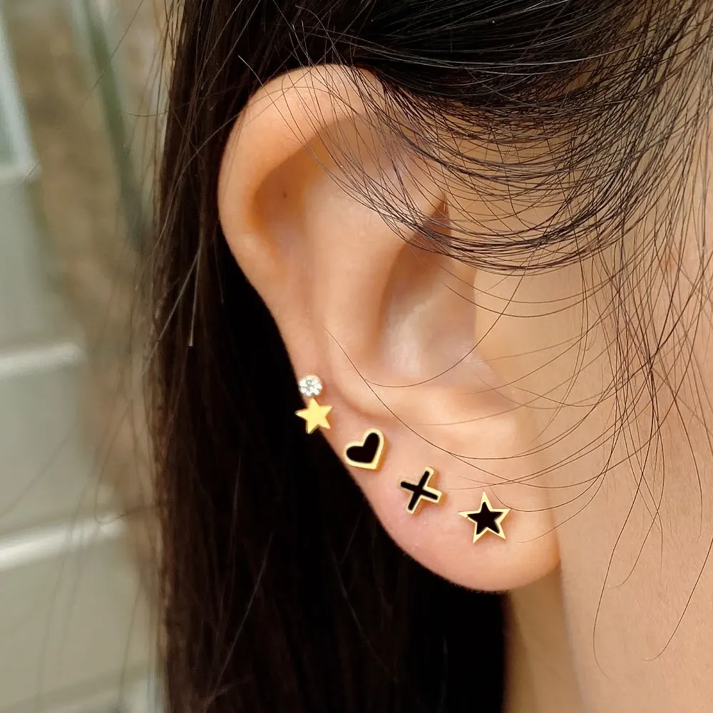 1Pcs 20g Stainless Steel Small Barbell Stud Earring Women Helix Cartilage Tragus Lobe Screw Piercing Cool Waterproof Girl Studs
1Pcs 20g Stainless Steel Small Barbell Stud Earring Women Helix Cartilage Tragus Lobe Screw Piercing Cool Waterproof Girl Studs