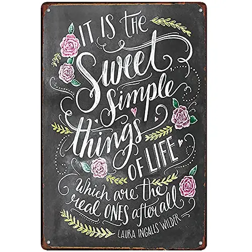 Free Pintree Original Retro Design It's The Sweet Simple Tin Metal Signs Wall Art | Thick Tinplate Print Poster Wall Art for Kit
Free Pintree Original Retro Design It's The Sweet Simple Tin Metal Signs Wall Art | Thick Tinplate Print Poster Wall Art for Kit