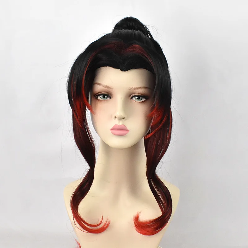 Anime Demon Slayer Cos Headgear Tokitou Muichirou Cos Black Red Gradient Long Wave Ponytail Hair Halloween Cos Kimetsu No Yaiba
Anime Demon Slayer Cos Headgear Tokitou Muichirou Cos Black Red Gradient Long Wave Ponytail Hair Halloween Cos Kimetsu No Yaiba