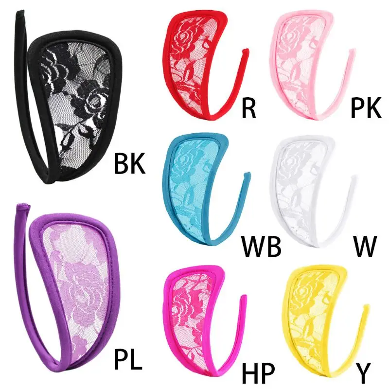 Women Floral Lace C String Underwear Lady Female Invisible Sexy Lingerie Solid Color Hollow Thong Accessories 8 Styles
Women Floral Lace C String Underwear Lady Female Invisible Sexy Lingerie Solid Color Hollow Thong Accessories 8 Styles