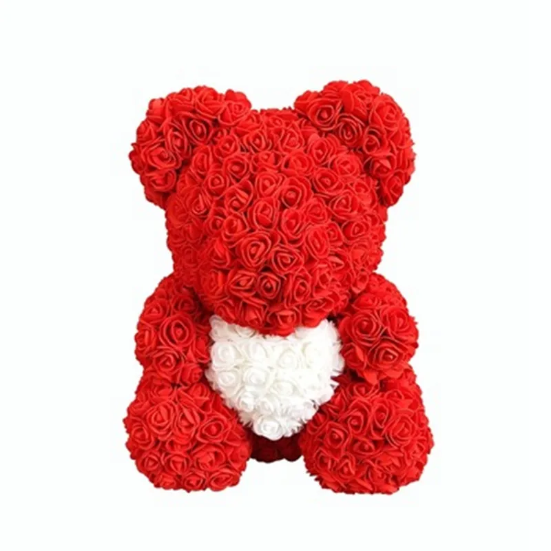 Hot Sale Red Bear Rose Artificial Flowers Teddi Bear of Rose Decoration Valentine Christmas Day Gift for Women Dropshipping40cm
Hot Sale Red Bear Rose Artificial Flowers Teddi Bear of Rose Decoration Valentine Christmas Day Gift for Women Dropshipping40cm