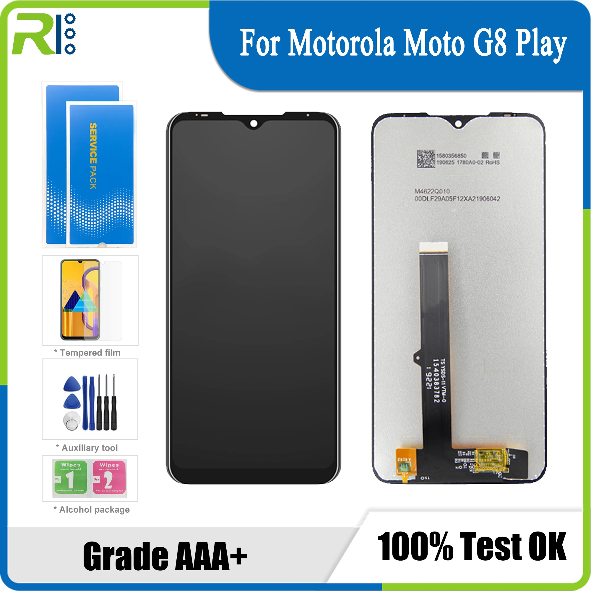 

6,2 "оригинальный экран для Moto G8 Play XT2015 XT2015-2, ЖК-дисплей с дигитайзером в сборе, замена для Motorola G8 Play, дисплей