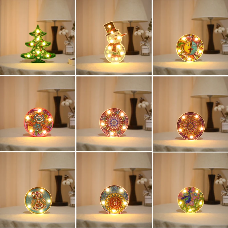 New 5D DIY Diamond Painting LED Lamp Light Snowman Special Shaped Mosaic Embroidery Owl Unfinished Kit Christmas Gift WHH
New 5D DIY Diamond Painting LED Lamp Light Snowman Special Shaped Mosaic Embroidery Owl Unfinished Kit Christmas Gift WHH