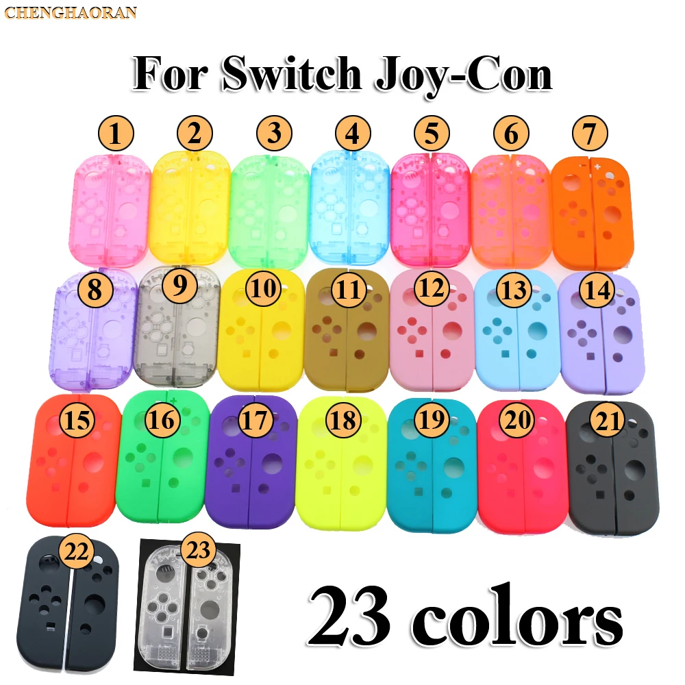 25 цветов с красочными кнопками, инструмент, винты, полный корпус, лицевая панель, чехол для Nintendo Switch Controller Joy-Con
25 цветов с красочными кнопками, инструмент, винты, полный корпус, лицевая панель, чехол для Nintendo Switch Controller Joy-Con