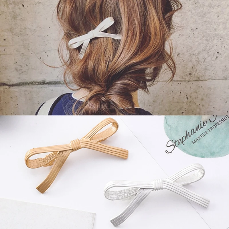 New fashion Sweet Hairpins alloy Bow Knot Hair Barrettes Girls Women Hair Accessories Hairgrips Hair Holder Hair Clip
New fashion Sweet Hairpins alloy Bow Knot Hair Barrettes Girls Women Hair Accessories Hairgrips Hair Holder Hair Clip
