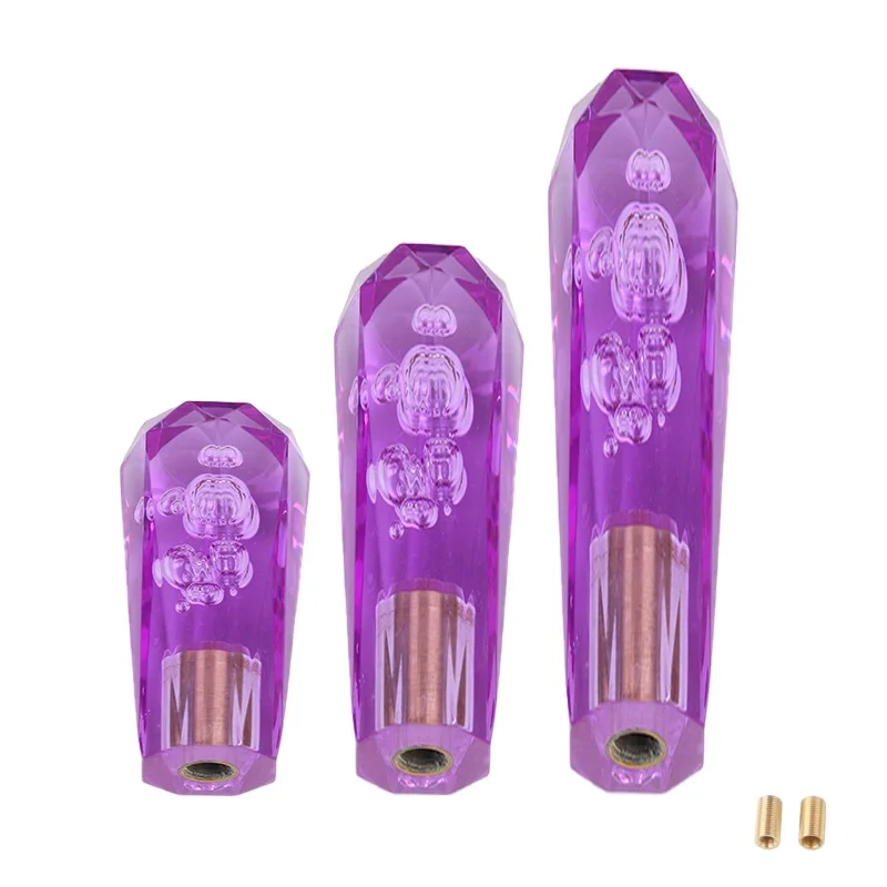 10 15 20cm Car Purple Transparent Stitching Multicolor Gear Shift Knob Crystal Bubble Gear Shift Knob Colorful Shifter Lever
10 15 20cm Car Purple Transparent Stitching Multicolor Gear Shift Knob Crystal Bubble Gear Shift Knob Colorful Shifter Lever