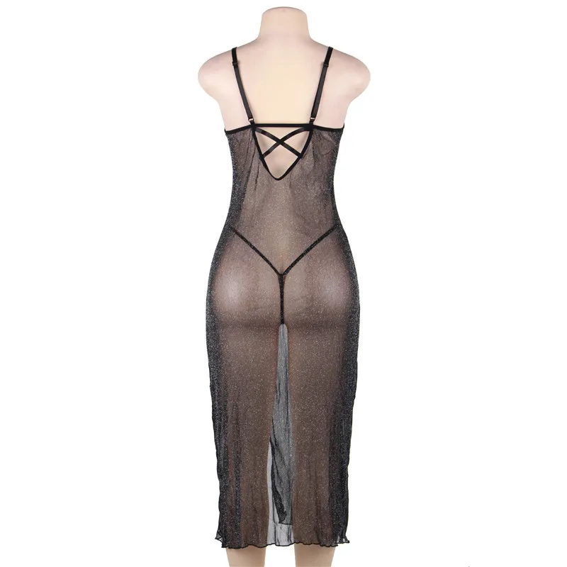 Sexy Dress Erotic Porno V Neck Transparent Night Gown Split Long Sexy Nightwear Black Red See Through Baby Doll Mujer RB80872
Sexy Dress Erotic Porno V Neck Transparent Night Gown Split Long Sexy Nightwear Black Red See Through Baby Doll Mujer RB80872