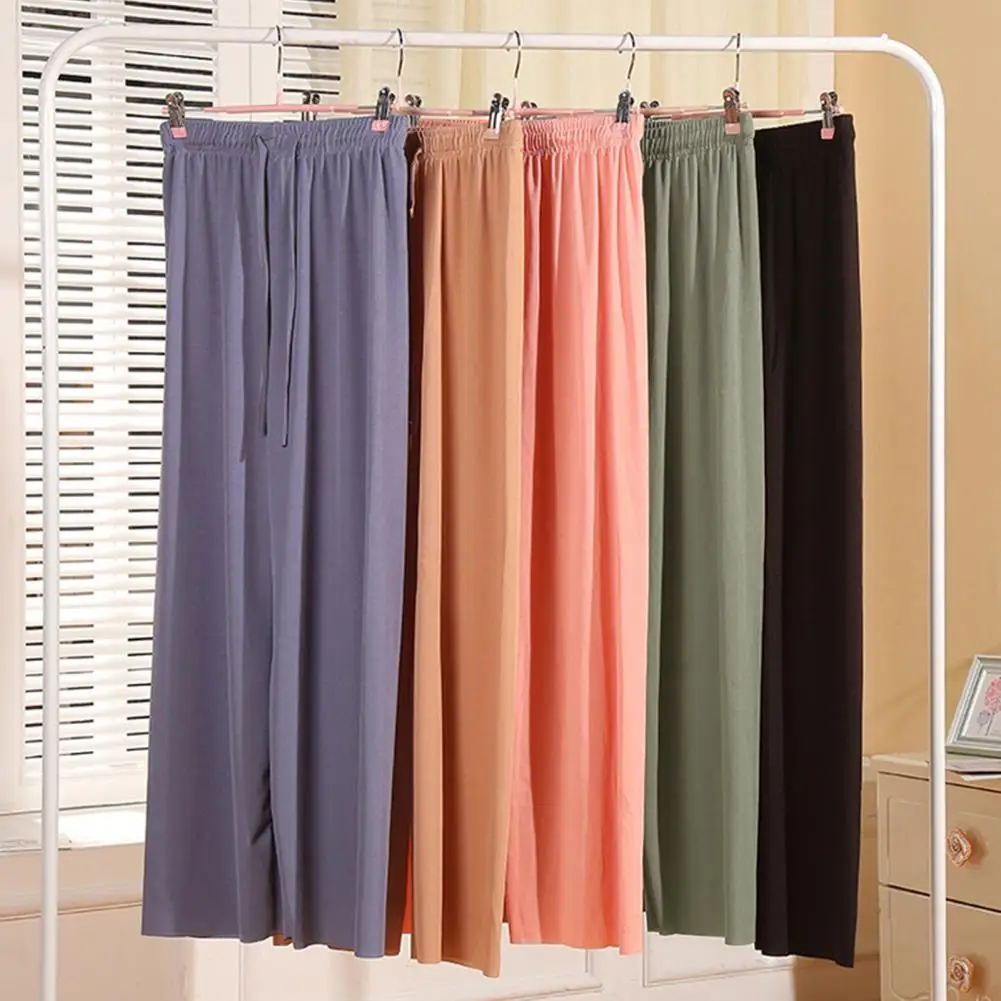 50% Hot Sales!! Women Pants Wide-legged with Drawstring Breathable Solid Color Elastic Women Pants for Travel
50% Hot Sales!! Women Pants Wide-legged with Drawstring Breathable Solid Color Elastic Women Pants for Travel