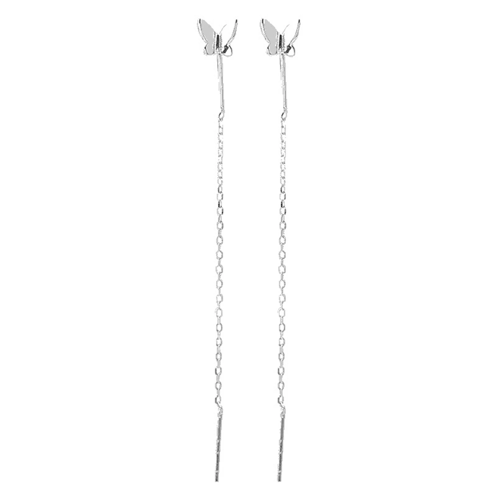 1 Pair Women's Long Earrings Metal Butterfly Insect Tassel Droplet Dangle Temperament Ear Acupuncture Jewelry Gift for Girls
1 Pair Women's Long Earrings Metal Butterfly Insect Tassel Droplet Dangle Temperament Ear Acupuncture Jewelry Gift for Girls