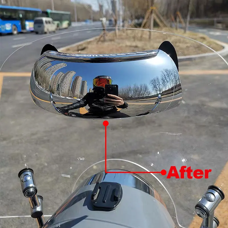 Мотоциклетное зеркало заднего вида с широким углом обзора 180 + градусов для SUZUKI