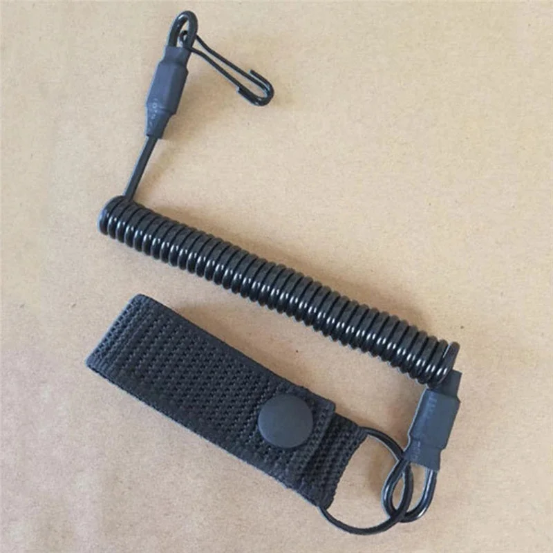 Tactical Anti-lost Elastic Lanyard Rope Military Spring Safety Strap Gun Rope for Key Ring Chain Flashlight Hunting Accessories
Tactical Anti-lost Elastic Lanyard Rope Military Spring Safety Strap Gun Rope for Key Ring Chain Flashlight Hunting Accessories