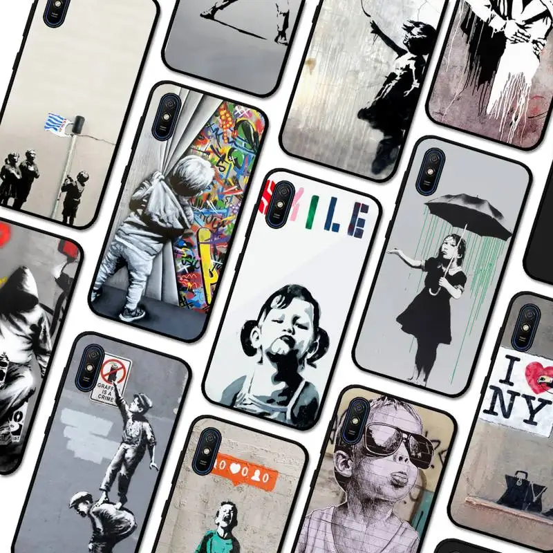 Street Art Banksy Graffiti Phone Case For Redmi 9A 8A 7A 7A 7 6A 5A 5 Plus 4X S2 GO K20 K30 6 Note 8 9 Pro Cover
Street Art Banksy Graffiti Phone Case For Redmi 9A 8A 7A 7A 7 6A 5A 5 Plus 4X S2 GO K20 K30 6 Note 8 9 Pro Cover
