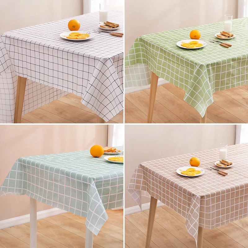 New Household Plaid Printing Oil-proof Tablecloth Waterproof No-wash Tablecloth Table Mats for Dining Table Cloth
New Household Plaid Printing Oil-proof Tablecloth Waterproof No-wash Tablecloth Table Mats for Dining Table Cloth