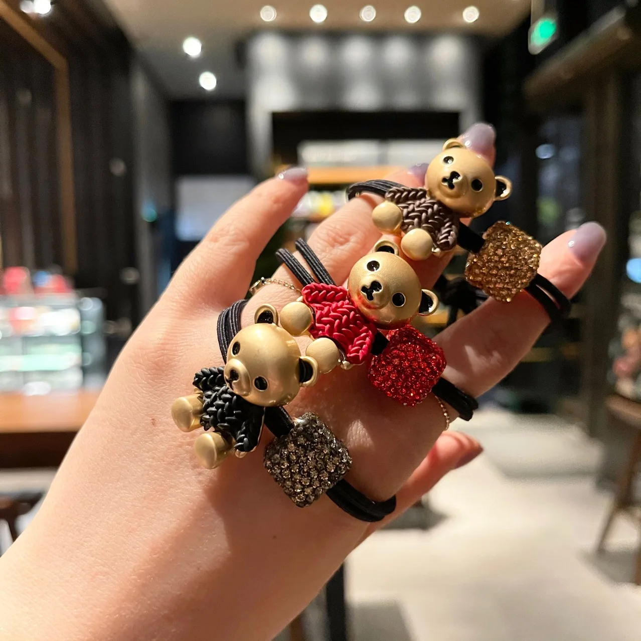 Children Bear Hair Accessories Elastic Hair Bands For Girls New Korean Cartoon Bear Elastic Rubber Band Baby Headdress Wholesale
Children Bear Hair Accessories Elastic Hair Bands For Girls New Korean Cartoon Bear Elastic Rubber Band Baby Headdress Wholesale
