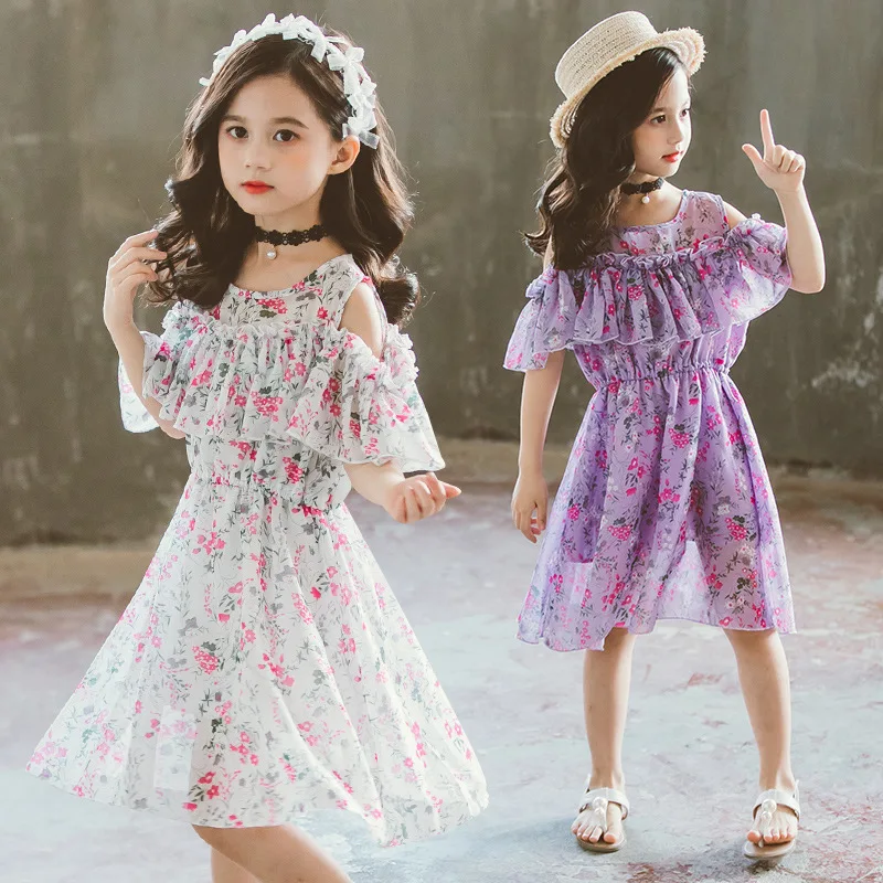 Baby Girl White Pink Purple Ruffles Drawstring Clothes Children Floral Chiffon Sleeveless Dresses Kids Clothing Bow Beach Dress
Baby Girl White Pink Purple Ruffles Drawstring Clothes Children Floral Chiffon Sleeveless Dresses Kids Clothing Bow Beach Dress