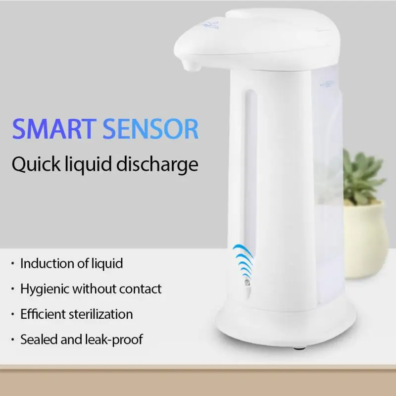 330ml Automatic Soap Dispenser Intelligent Induction Sterilizer IR Sensor Touchless Hand Free Liquid Sanitizer Smart Home
330ml Automatic Soap Dispenser Intelligent Induction Sterilizer IR Sensor Touchless Hand Free Liquid Sanitizer Smart Home