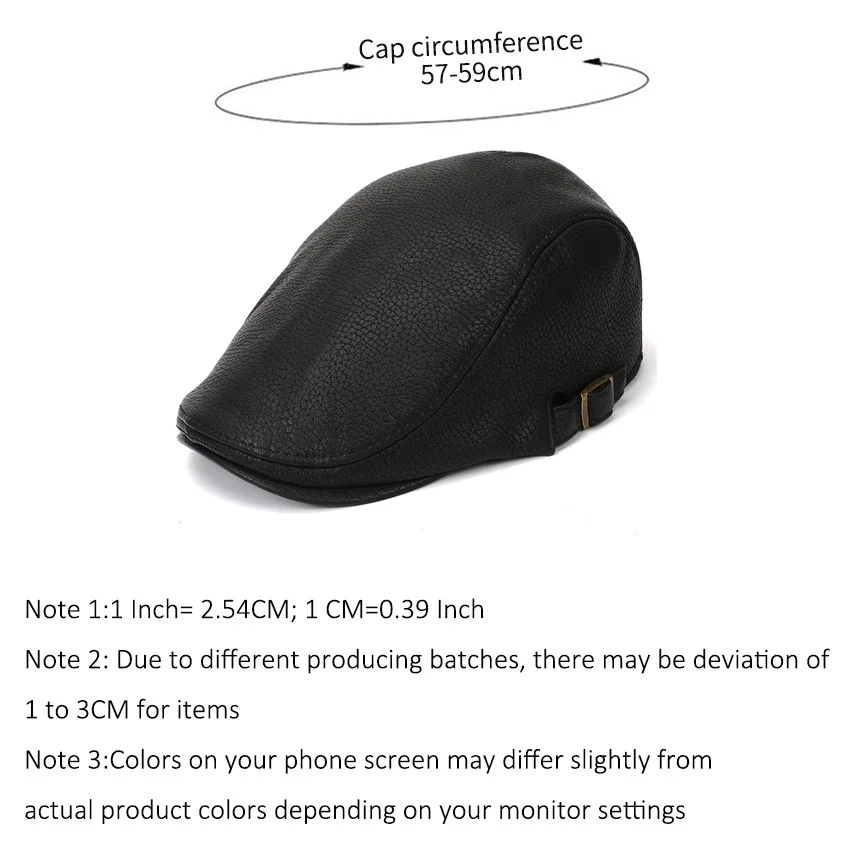 JNKET New Men PU Leather Peaked Cap Flat Cap Duckbill Cap Beret Hat Outdoor Windproof Waterproof Hat Casquette
JNKET New Men PU Leather Peaked Cap Flat Cap Duckbill Cap Beret Hat Outdoor Windproof Waterproof Hat Casquette